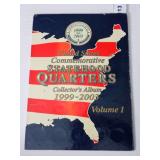 U.S. COMMEMORATIVE STATEHOOD QUARTERS COLLECTORS ALBUM 1999-2003, VOL 1 SET