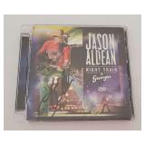 HANDSIGNED JASON ALDEAN 2013 NIGHT TRAIN TO GEORGIA CONCERT DVD-LIVE BETWEEN THE HEDGES AT UGA