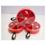 Zebco Fishing Tackle Boxes with Assorted Tackle