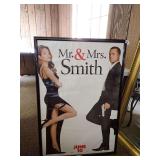Framed Mr. & Mrs. Smith Movie Poster