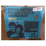 General Electric Portable Cassette Tape Recorder M8415