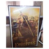 Framed Lord of the Rings Poster