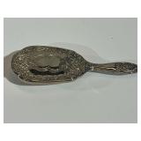 Vintage silver plate vanity hairbrush, see pictures for details.