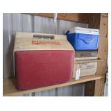 THREE COOLERS IN SHELF AREA MARKED 9014