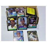 Box of assorted unsearched baseball/sports cards, see pictures for details.