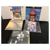 Laser movie discs, set of five, assorted titles, see pictures for details.