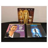 Laser disc volume sets, three sets, see pictures for details.