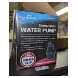 PACIFIC HYDROSTAR SUBMERSIBLE 1400 GPH 1/4 HP WATER PUMP WITH ORIGINAL BOX