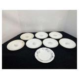 Kayson’s fine china bread plates, “Golden Rhapsody”, approximately seven pieces, see pictures for details.