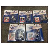 Starting lineup baseball action figures, still in unopened packages, set of five, see pictures for details.