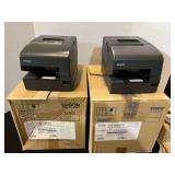 Epson receipt printers, set of two, working condition unknown, see pictures for details.