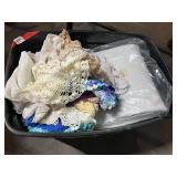 Assorted doilies, table coverings, and more. See pictures for details.