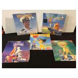 Laser movie discs, set of five, assorted titles, see pictures for details.