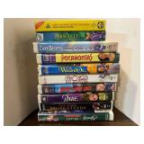 VHS tapes, assorted titles, approximately 10, see pictures for details.