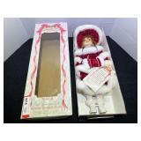 American Classics collectible doll, “Faith” Christmas doll, handcrafted porcelain doll, comes in original box, see pictures for details.