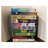 VHS tapes, assorted titles, approximately 10, see pictures for details.