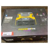 Power drive plus, 2000 W power inverter, comes in original box, working condition unknown, see pictures for details.