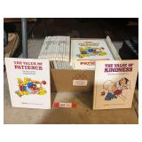 Vintage Value Tales, hardcover books for teaching children ethical values and morals through engaging stories about historical figures. See pictures for details.