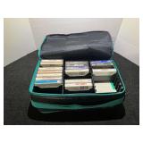 Cassette storage case with cassettes, see pictures for details.