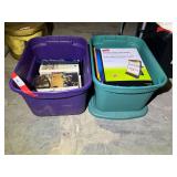 Book assortment, also includes assorted office supplies, see pictures for details.