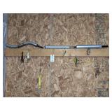 ALL ITEMS IN WALL AREA MARKED 9193 INCLUDING PIN STYLE BOAT SEAT PEDESTALS, FISHING LURES, AND CRANKBAIT KNOCKER