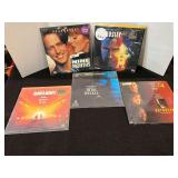 Laser movie discs, set of five, assorted titles, see pictures for details.