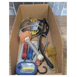 FLASHLIGHTS, HOSE CLAMPS, FLOATING WATER THERMOMETER, AND MORE