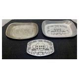 Wilton serveware and trivet, three pieces, see pictures for details.