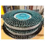 Sweeper heads for floor buffer, three pieces, see picture for details.