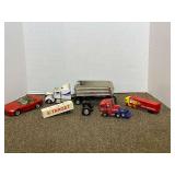 Assortment of truck and car replicas, includes a diecast Viper replica, 1/24 scale, see pictures for details.