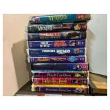 VHS tapes, assorted titles, approximately 10, see pictures for details.