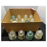 Vintage/antique glass insulators, see pictures for details.