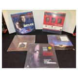 Laser movie discs, set of five, assorted titles, see pictures for details.