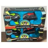 The Black Series 2 player set, electronic laser tag, set of two, working condition unknown, both come in original boxes, see pictures for details.