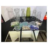 Assorted vase lot, and more. See picture for details.