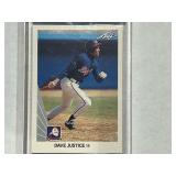 Encased Atlanta Braves sports card, Dave Justice, see pictures for details.