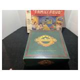 Monopoly, The Heirloom Edition, and Family Feud board games, please inspect, no guarantee all parts are there, see pictures for details.