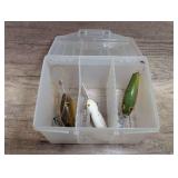 PLANO STORAGE BOX WITH VINTAGE POE