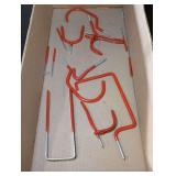 VINYL COATED SCREW IN STORAGE HOOKS