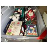 Assorted seasonal Christmas decor, and more. See pictures for details.