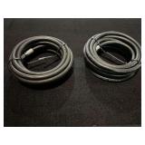 1/2” hydraulic hose, 3000 PSI, approximately 20 ‘ per roll, two rolls, see pictures for details.