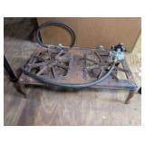 VINTAGE PROPANE TWO BURNER CAMP STOVE