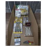FISHING LURES INCLUDING BASS PRO SHOPS TOURNAMENT SERIES TUBES, STORM SWIMBAITS, AND MORE