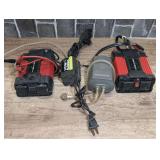 PAIR OF 110V AQUARIUM/BAITWELL BUBBLERS WITH PAIR OF CEN-TECH 12 VOLT INVERTERS