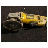 Dewalt DW 400 4 1/2” angle grinder, powers up, working condition unknown, see pictures for details.