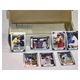Box of assorted unsearched baseball/sports cards, see pictures for details.