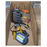 ELECTRICAL TOOLS INCLUDING WIRE STRIPPERS, MULTIMETER, WIRING NUTS, MARINE WATERPROOF SWITCH SET, AND MORE