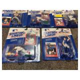 Starting lineup baseball action figures, still in unopened packages, set of five, see pictures for details.