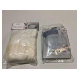 Inflatable ottoman with cover, still in original package, see pictures for details.