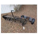 GARDEN TRACTOR LAWN AERATOR AND DUMP TRAILER TONGUE/AXLE ASSEMBLY